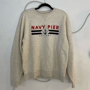 Oversized Chicago Navy Pier Crew Neck